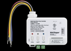 LMRC-110 series allows integration of Wattstopper occupancy sensors, daylighting sensors, and switches for an energy efficient lighting control solution.