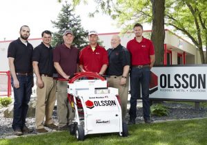 OMG Roofing Products presents PaceCart3 to Olsson Roofing.
