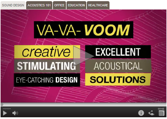 Armstrong Ceiling & Wall Systems' Sound Design website explains acoustics.