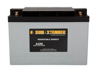 Concorde Battery Corp. has introduced four Sun Xtender AGM deep-cycle batteries