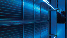 UV Resources' RLM Xtreme fixtureless UV-C lamp system for HVAC
