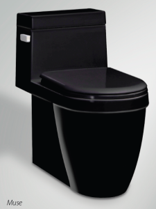 ICERA has debuted a line of black toilets.