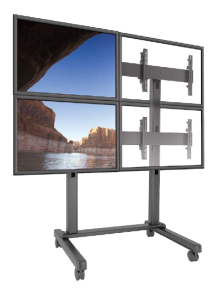 Chief’s FUSION Series freestanding solution makes it possible to construct video walls.