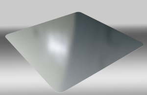 Alucobond Axcent flat panel, a line of painted aluminum metal panels designed for installation as building trim
