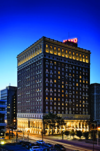 The 19-story Mayo hotel was the tallest building in Oklahoma when it was built in 1925.