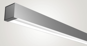 Peerless' Square, a complete suite of LED luminaires in linear suspended, wall-mount and surface-mount models