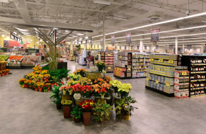 The newly renovated Bashas' store features luminaires powered by Cree TrueWhite Technology, delivering light quality that helps make products more attractive to customers.