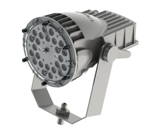 Hubbell Lighting has released an energy-efficient LED luminaire capable of exceeding the demands of any floodlighting application—Beacon Products’ Cadet Luminaire