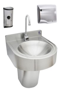 Just Manufacturing Hands-Free Lavatory Unit is 