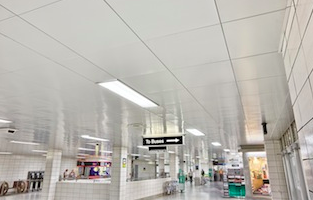 The ceiling systems also needed to meet TTC’s requirements for positive and negative air pressure