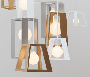 Think Fabricate's Lantern Helix chandelier