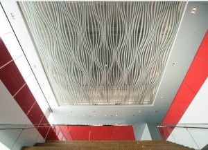 Hunter Douglas Ceilings Curved High Profile Series Baffle Ceiling System