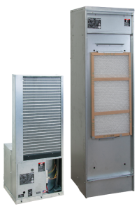 ClimateMaster's Tranquility Vertical Stack (TSL) Series ducted heat pump unit