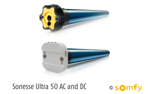 Somfy Systems Inc.'s Sonesse Ultra 50 motor range