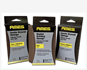 AMES Taping Tools now offers several high-quality abrasive tools including sanding sponges, discs and pre-cut sheets as part of its extensive supply of drywall merchandise and equipment.