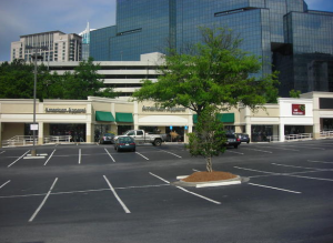 In 2009, Shops Around Lenox was a nondescript strip center near a mall in Atlanta with a hulking Comp USA and a sea of parking.