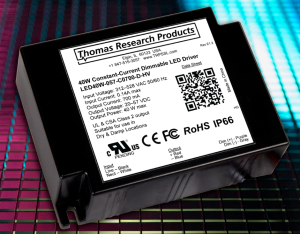 Thomas Research Products has introduced two new series of 40W LED Driver designed to operate on 347V or 480V mains.
