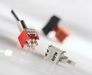 TE Connectivity's ALCOSWITCH Subminiature Series of switches.