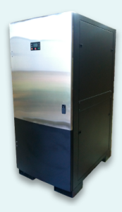 Intellihot's iQ1501 offers 50 percent increased capacity from the iQ1000 model, in a compact unit that weighs 680 pounds, is 30 inches wide and fits through most elevator doors.