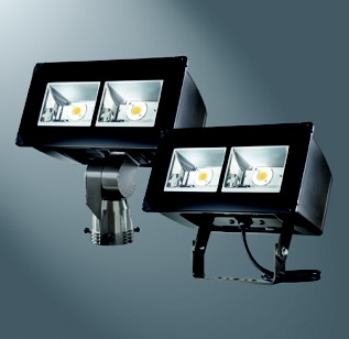 Eaton introduces the Lumark Night Falcon LED floodlight luminaire.