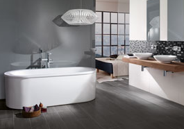 Two acrylic Loop & Friends bathtubs have been added to Villeroy & Boch’s assortment.