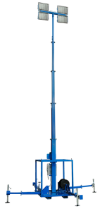 Larson Electronics releases a 1600-watt skid-mounted five-stage light mast.