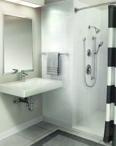 Moen Commercial has introduced modern product styles to its heavy-duty M•Dura and medium-duty M•Bition lines.