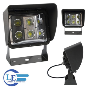 The LEDWP-600E LED wall pack light from Larson Electronics offers high light output from a compact form factor.