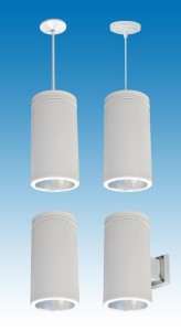 Cylinder, a new series of contemporary LED fixtures, is now available from NSpec by Nora Lighting.
