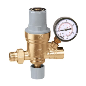 Caleffi’s labor-saving 553 Series pre-adjustable AutoFill fill valve is now available with an optional system pressure indicator.