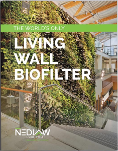 Nedlaw Living Walls has produced a multi-page, four-color brochure, which showcases its unique BIOFILTER wall offerings.