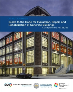 The American Concrete Institute releases a publication for concrete industry professionals—Guide to the Code for Evaluation, Repair, and Rehabilitation of Concrete Buildings.
