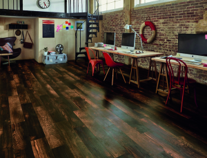 Karndean Designflooring has expanded its Van Gogh collection with 12 wood-look planks that encapsulate the look of transforming wood over time through burning, liming and smoking.