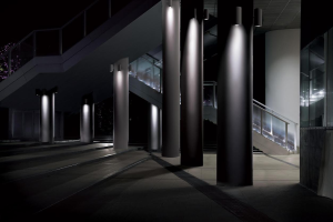WAC Lighting offers architectural façade luminaires made of solid aluminum with pendant and surface-mount downlight complements. 