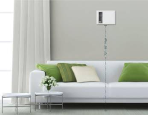 The Apex72 electric wall heater by Cadet Heat