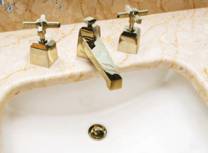 The three-hole Manhattan faucet from Barber Wilsons.