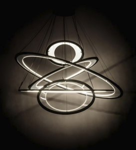 2nd Ave Lighting introduces the Anillo Ellipse 5 Light Cascading Pendant.