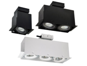 Nora Lighting’s trimless MLS (multiple lighting system) fixtures are now available in one, two or three-light linear configurations.