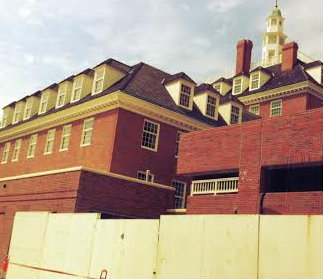 The overall goal of the restoration project was to preserve the building's historic character, a 1950s replica of the Governor's Palace in Williamsburg, Va., while incorporating modern, sustainable technology and design.