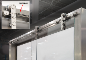 Laguna Series is now available with a “softbrake” system that automatically slows down the momentum of a sliding glass door.