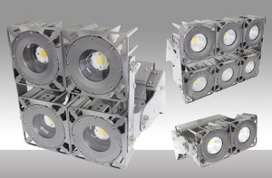 ModMax flood lighting systems are offered in multiple wattages and mounting options.