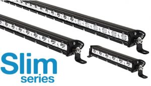 LEDs in the off-road LED light bars emit either a wide flood beam, narrow spot beam, or a combination spot/flood beam pattern.