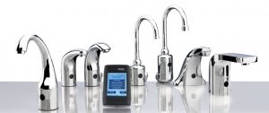 Chicago Faucets reduces the maximum flow rate of its standard HyTronic and E-Tronic 40 series electronic sensor faucets.