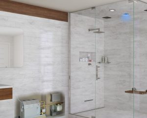 VirtualSpa steam shower configuration tool helps users explore and understand options available to them.