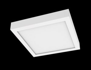 The Mini Panel LED lighting from EarthTronics features an impact-resistant acrylic lens designed to achieve a wide light distribution pattern.