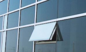Awning and casement windows from Tubelite offer occupants the benefits of natural light and ventilation.