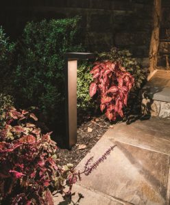 Path Lights from WAC Landscape Lighting can be used to create an entry by outlining a walkway or pathway, enhancing a pond or punctuating a driveway.