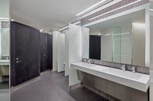 Flushometers, faucets and hybrid urinals from Sloan is an ideal solution to meet the green building sustainability goals at Century Plaza Towers.