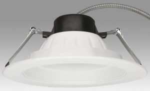 The Universal Commercial Downlight Fixture is ENERGY STAR certified and eliminates the need for a traditional recessed downlight frame in new construction and retrofit projects.