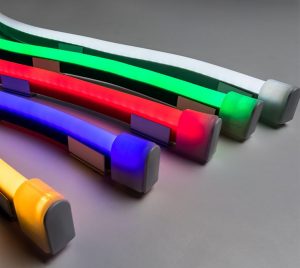 These neon flex lights are waterproof and shatterproof.